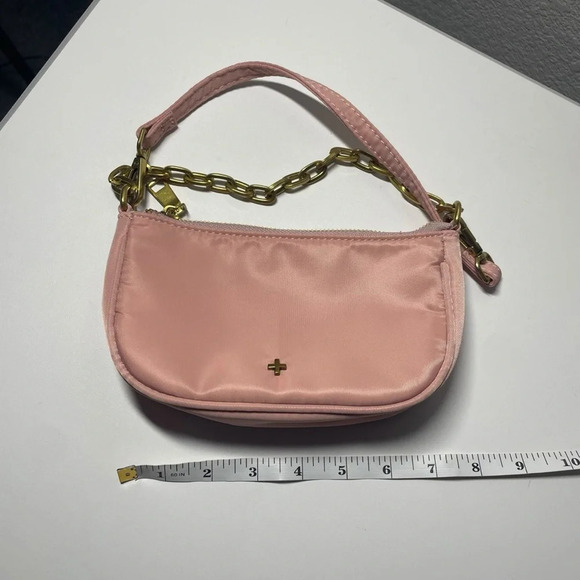 Peta + Jain Princess Polly Portia Mini Nylon Handbag in Pink/Gold - Picture 4 of 10